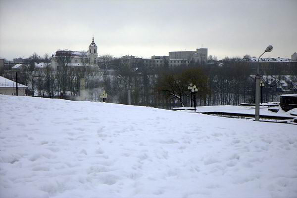 Grodno - Widok w stron Niemna