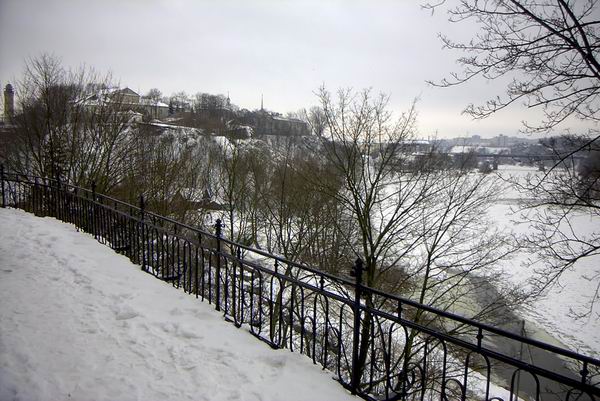 Grodno - Widok na Niemen z Kooy