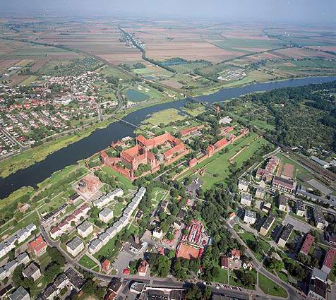 Malbork - Z lotu ptaka
