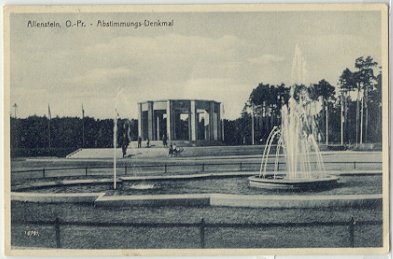 Allenstein - Abstimmungsdenkmal