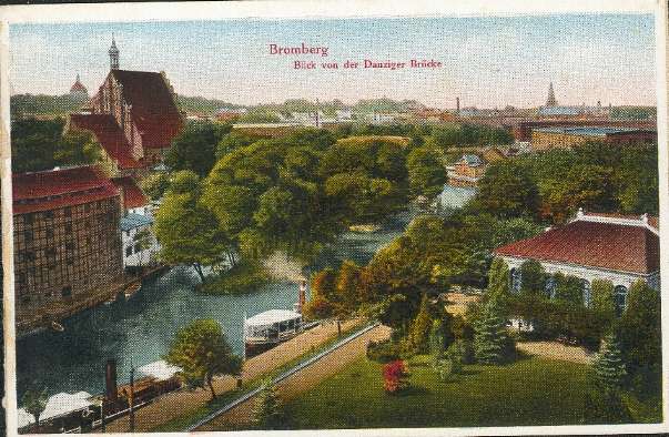 Bydgoszcz - Widok z mostu Gdaskiego
