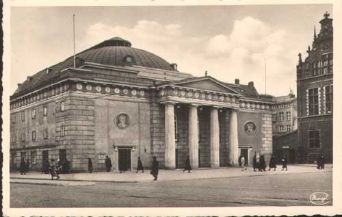 Gdask - Plac teatralny i teatr miejski