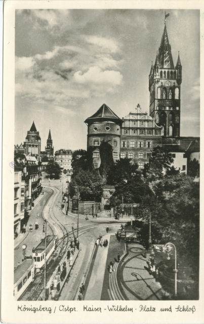 Konigsberg - Kaiser Wilhelm place and castle