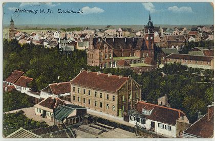 Malbork - Widok oglny 1926