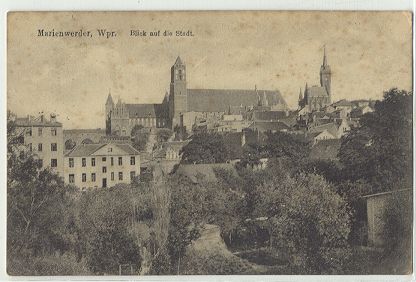 Kwidzyn - View at the city 1916